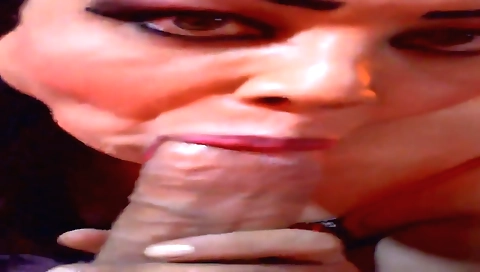 Transsexual pornstar gets her pussy fucked 2 times