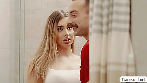 Red-haired and blonde woman with a hairy pussy 18+