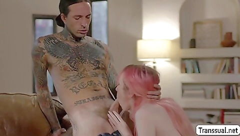 Big booty redhead is getting fucked with a dude in hd porn