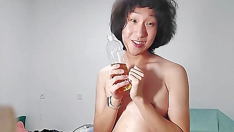 Asian solo porn movie with a japanese girl with big tits