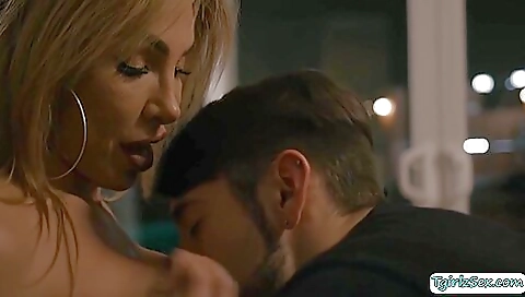 Hot stepmom gets fucked by her stepson after a blowjob