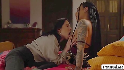 Anna de ville sucks and rides her man's thick dick