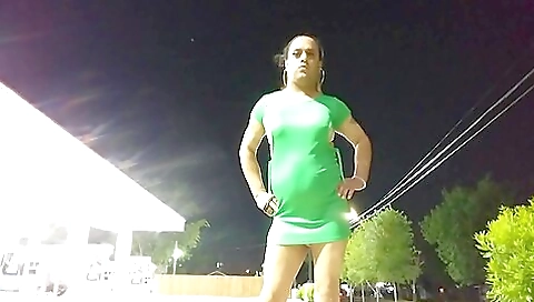 Bianca is a transvestite who shows off her body on the street