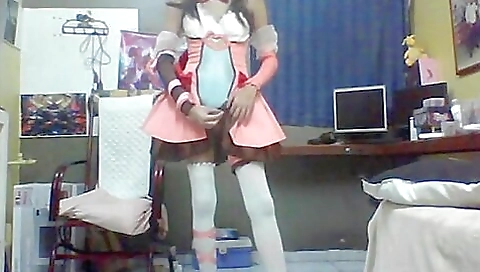 Hot brunette teen in sexy stockings is getting fucked