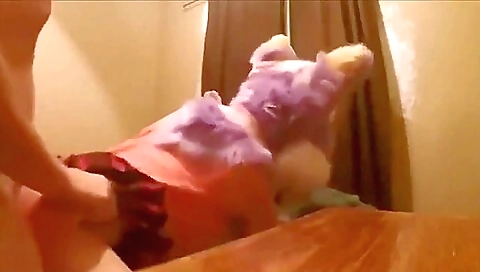 Busty amateur anal creampie in amateur video 3d video