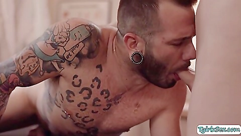 Deepthroated blonde gets fucked in the anal area 2