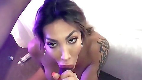 I'm a brunette who got a tattoo on my ass in a porn video