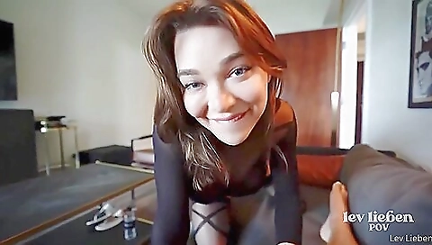 Brunette brunette girl gets her ass fucked by a guy