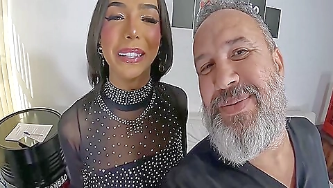 Brazilian pornstar in hot lingerie getting ass fucked