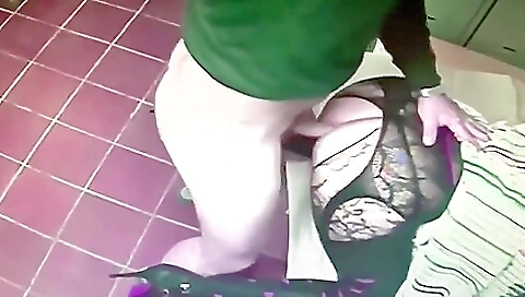 Busty brunette with a big ass gets fucked in doggy style