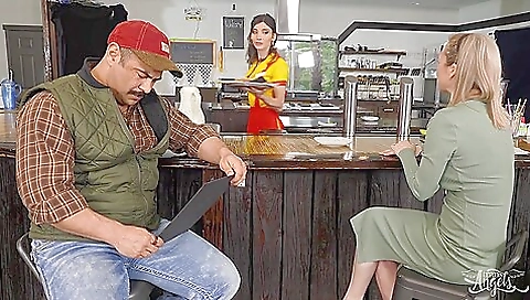 Big ass slutty chick with a sexy ass is rammed in her ass