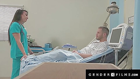 Latina nurse gets fucked in the hospital by a patient